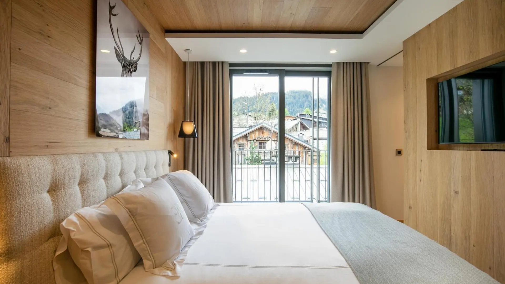 Ecrin Blanc - Appartement Haut De Gamme - Balcon Avec Vue - Centre De Megeve Apartment