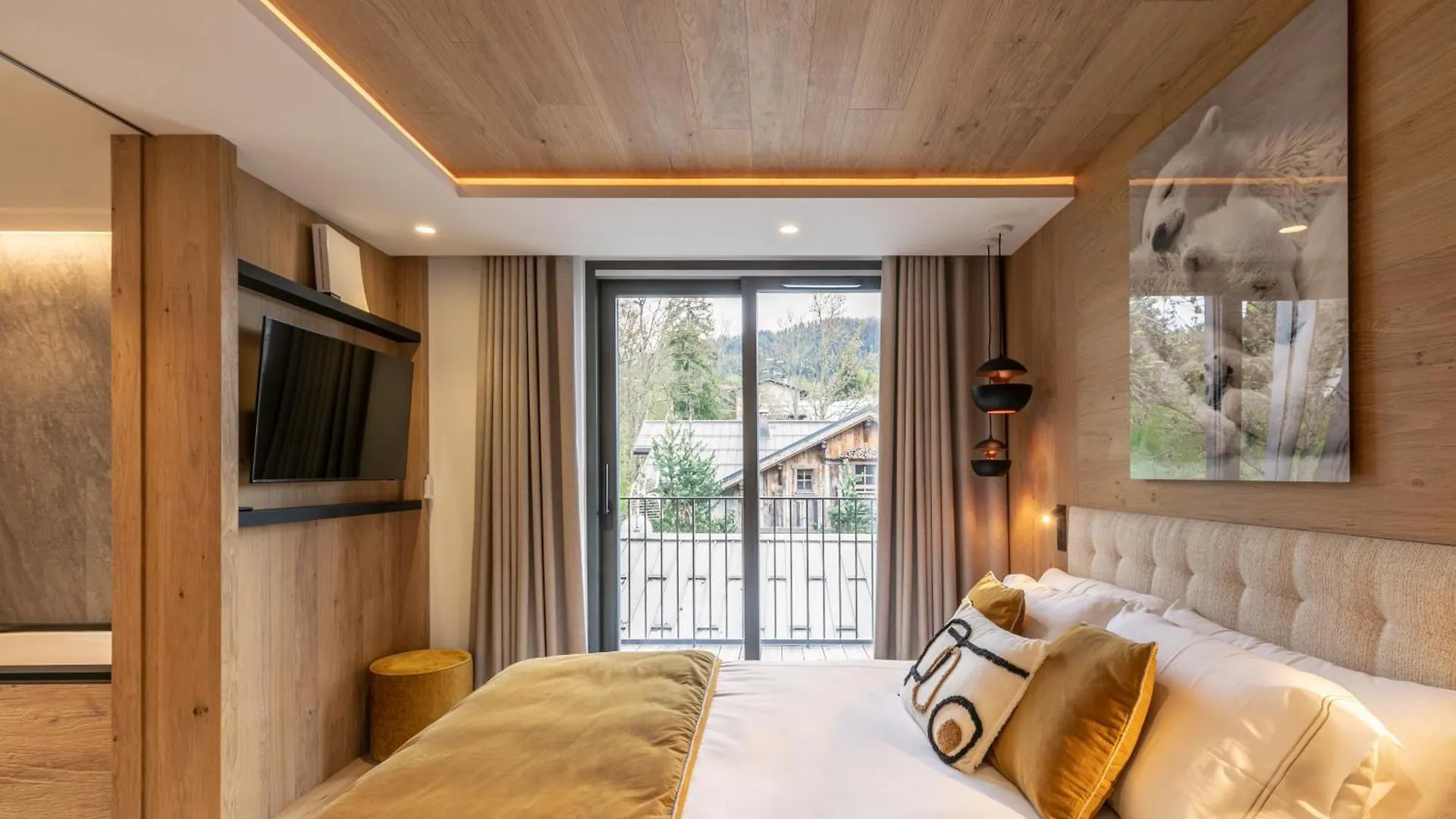 Apartment Ecrin Blanc - Appartement Haut De Gamme - Balcon Avec Vue - Centre De Megeve France